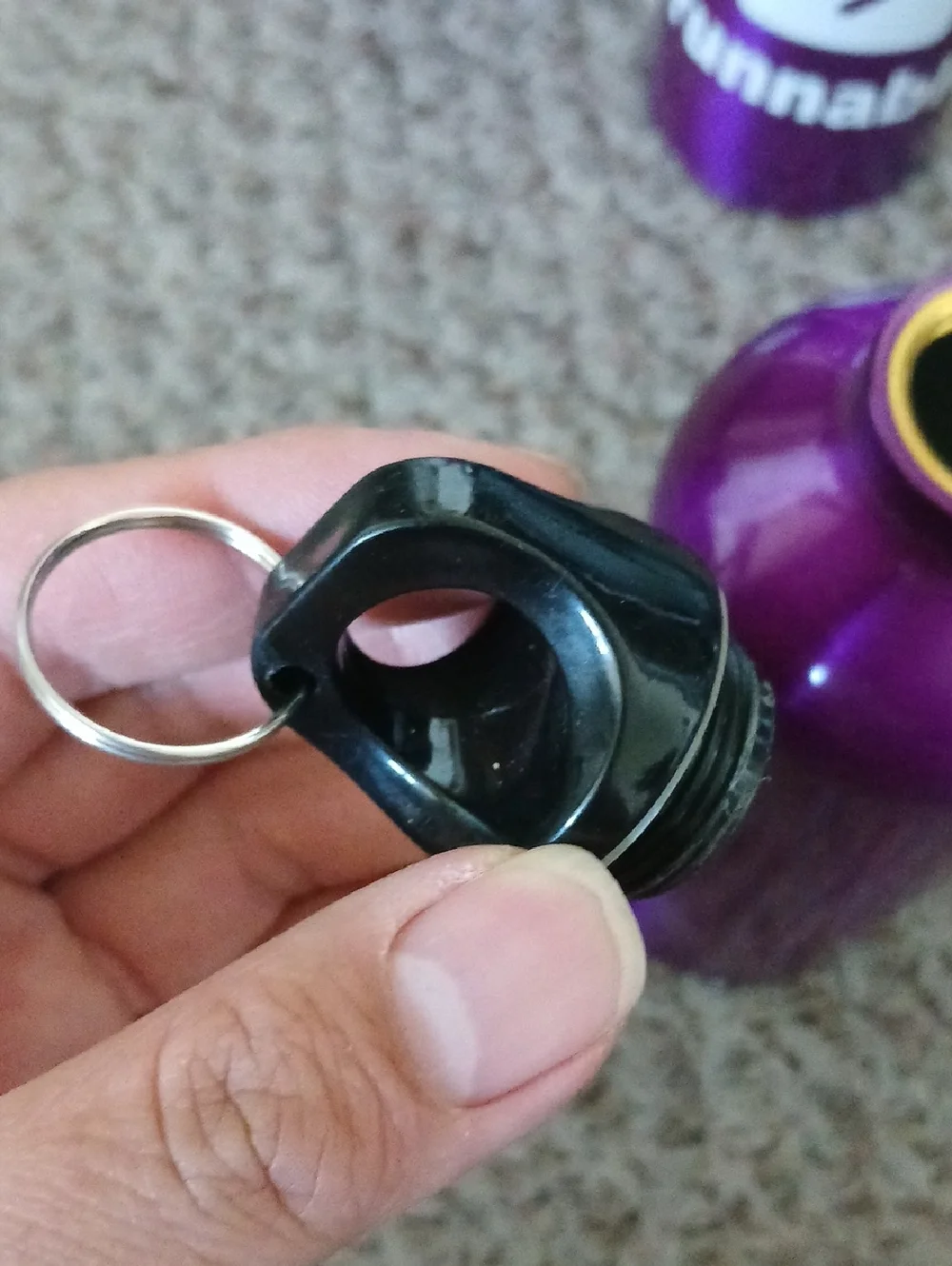 Purple Aluminum Water Bottle - Reusable Sport Bottle